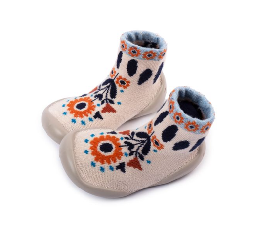 [COL23411A] Chaussons Folk Flower