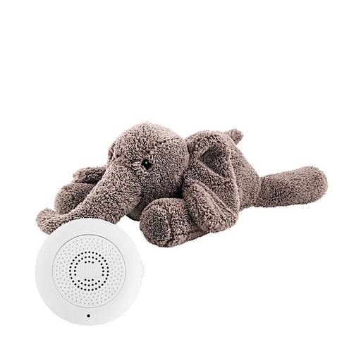 George Peluche rechargeable avec battements de cœur Éléphant Gris - Flow Amsterdam