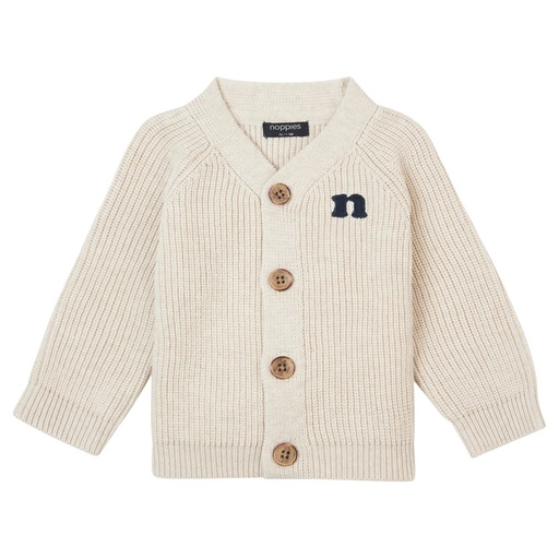 Cardigan Garde Longsleeve Oatmeal Mélange taille 2 ans - Noppies